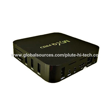 La caja elegante Kodi, MXQ favorable, la mayoría del Amlogic popular S905 UHD quad-core 4K 60fps de la TV, apoya H.265