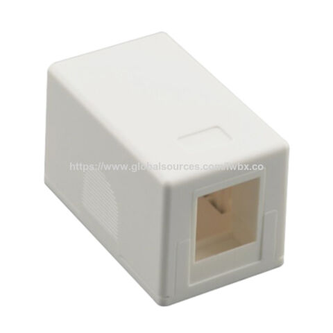 Buy Wholesale China Rj45 Cat6 Cat6a Blank Mount Box 1 Port Surface ...