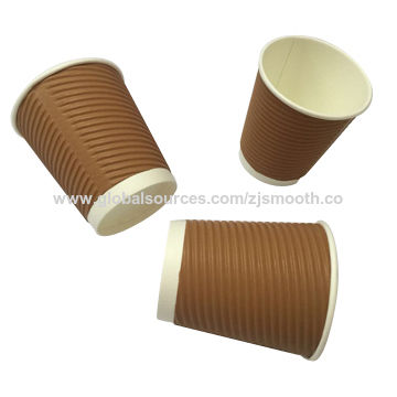 Buy Wholesale China 8oz Ripple Wall Paper Cup & 8oz Ripple Wall Paper ...