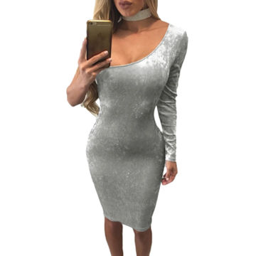 Suede Bodycon Dresses