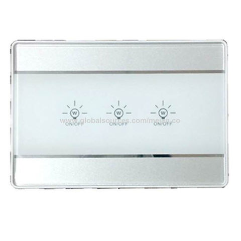 Interruptor de luz ZigBee HA1.2 táctil de cristal for sale at factory direct price