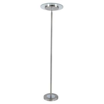 adesso studio 3b led floor lamp in brushed steel