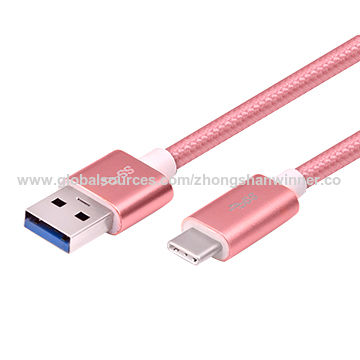 China Usb 3 0 Usb C Charging Cable With Nylon Braided Metal Housing For New Macbook Nokia N1 N On Global Sources Usb Type C Cable Usb C Cable Charging Cords