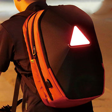 Buy Wholesale China Motorcycle Bags Led Light Keep Safe Night Eva Backpack  & Charging Laptop Bag at USD 10.9