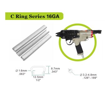 Meite MTHC45 1 1/2″ Manual Hog Ring Pliers | 11 Gauge C-Ring