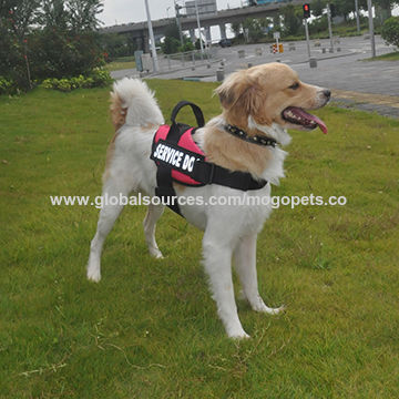 Buy Wholesale Hong Kong SAR Light Weight Service Big Dog Harness With  Reflective Service Dog Patches,different Patches Available & Light Weight  Service Big Dog Harness at USD 4.5