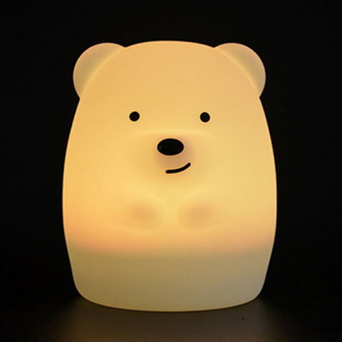 silicone bear night light