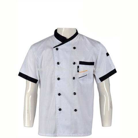 Fast Delivery Unisex Chef Jacket Coat Restaurant Kitchen Uniform