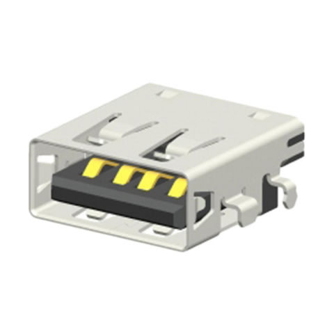 Prise RJ45 Femelle Angle Droit Port Unique Type Offset Traversant