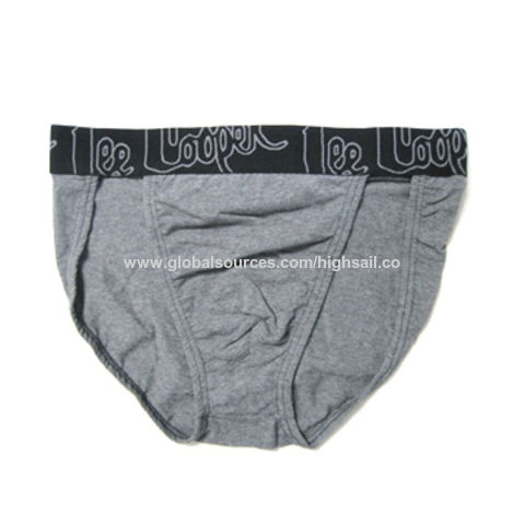 Herren Slip aus Baumwolle/Elasthan - Einfarbige Herrenunterwäsche im Großhandel for sale at factory direct price