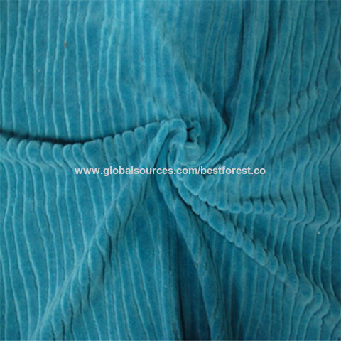China 100 Polyester Jacquard Stripe Velour Curtain Fabric On