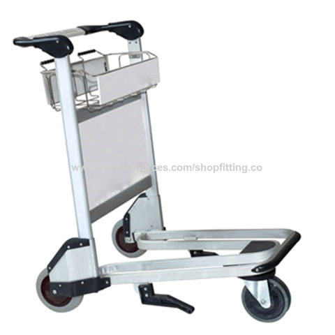 airport passenger baggage trolleys