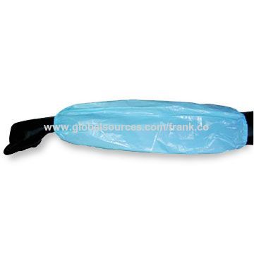Cubierta desechable de CPE para mangas, en varios colores, se aceptan diseños personalizados. for sale at factory direct price