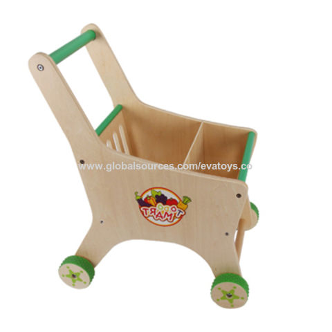 baby push along walker wooden