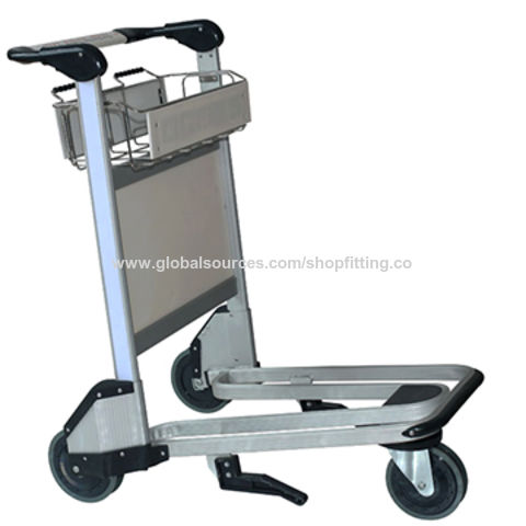 steel trolley for luggage