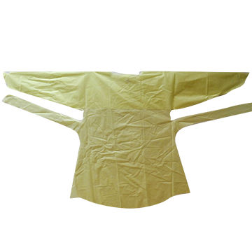 China Isolation Gown, Yellow, 10 EA Pack, Non-sterile, Latex-free on ...