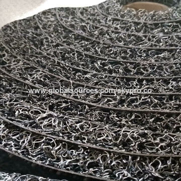 Factory Direct Custom PVC Coil Plain Mat Foam Backing Door Mat