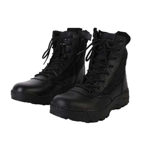 Botte noir militaire hot sale