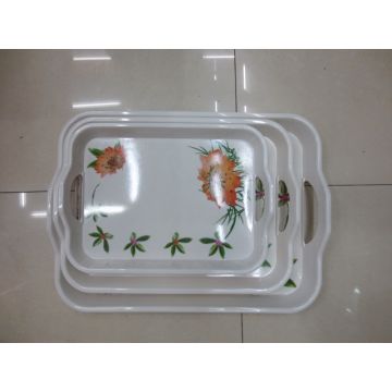 Customzied Plastic Melamine Serving Tray Set - China Houseware