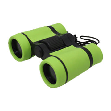 4 x 30 Binoculars with Plastic Housing, Different Colors are 