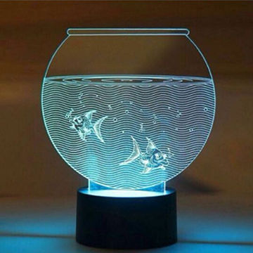 Kan niet storting Uitgaan van Buy Wholesale China Acrylic Led Light, Usb Led Lamp, 3d Night Light (fish  Tank Shape) & Acrylic Led Light at USD 4.21 | Global Sources