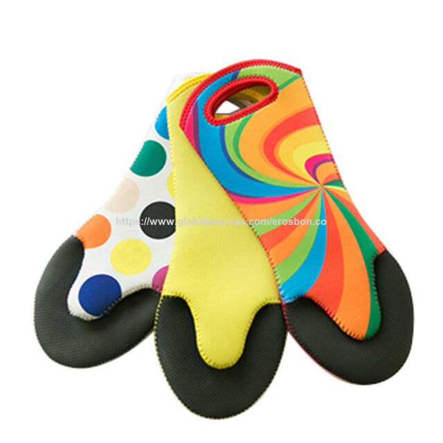 Guantes de cocina, manoplas para horno, guantes de neopreno, fabricados en neopreno, ambos lados con estampados de sublimación de moda. ¡Pedidos OEM bienvenidos!