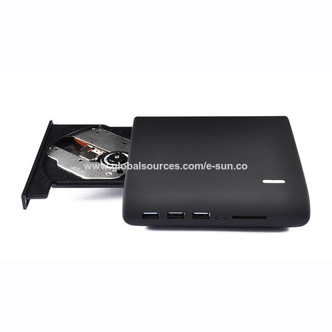 مشغل وسائط متعددة الوظائف نحيف محمول USB 2.0 خارجي Blu-ray DVDRW