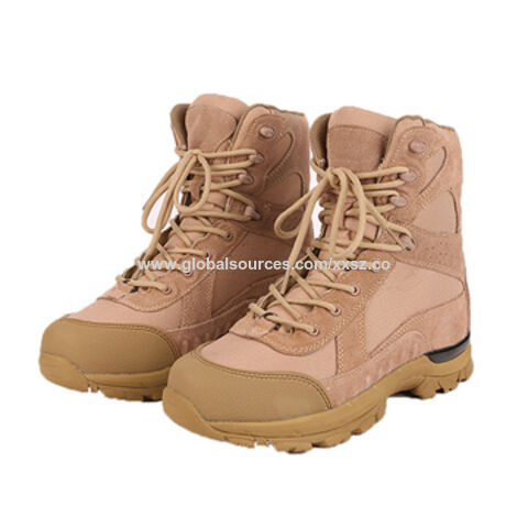 Compre Botas Táticas Do Deserto Sapatos De Combate De Bota De Couro De  Camurça e Botas Táticas Do Deserto de China por grosso por 14 USD