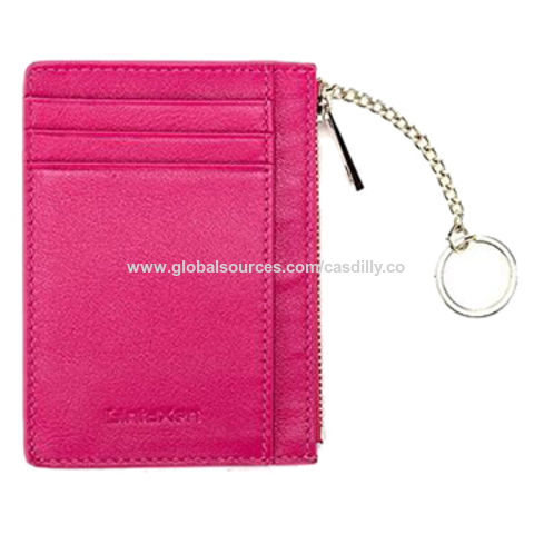 Mens RFID Blocking Leather Wallet Credit Card ID Holder Zipper Purse  Waterproof