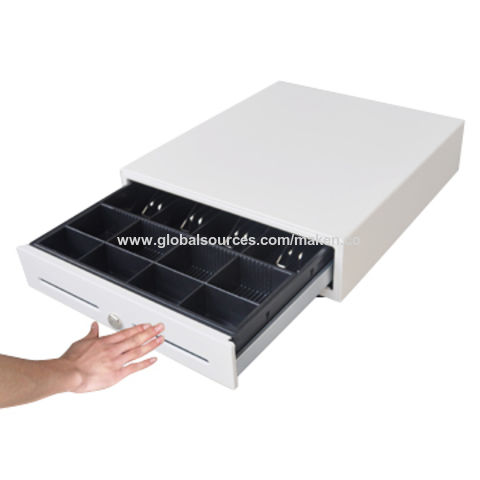 China Manual Touch Open Cash Drawer With 2 Floor Inserts On Global
