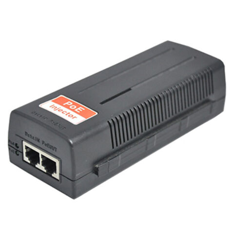 Inyector PoE Gigabit de 1 puerto y 15.4W de alta demanda para cámara IP for sale at factory direct price