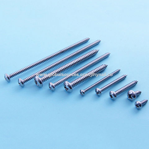 Blackened Wafer Head Phillips Self Tapping Screw Cross Truss Head Self Drilling Screw - Roofing Screw And Walfer Head Tapping Screw