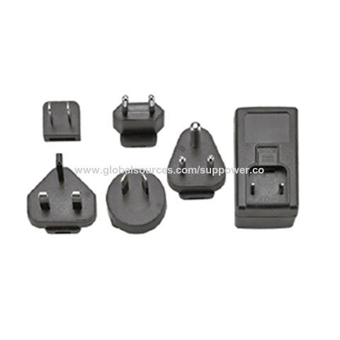 China Global universal interchangeable multiple plug AC/DC 12V3A ...