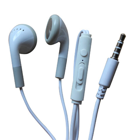 Auriculares tipo cremallera para iPod con micrófono y control de volumen, compatibles con teléfonos móviles, conector universal de 3,5 mm, ¡excelente precio!