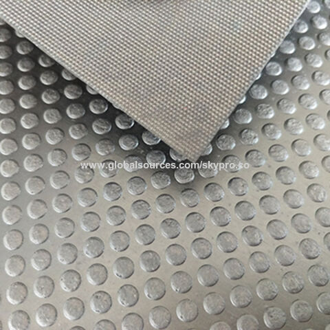 Heavy-duty bulk-roll rubber floor mat
