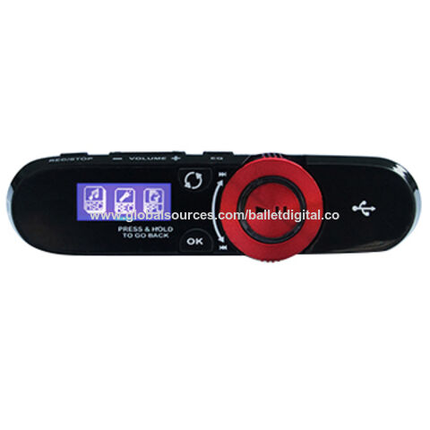 Sony Portable Red MP3 Player with AM/FM Radio, Clock, USB Port