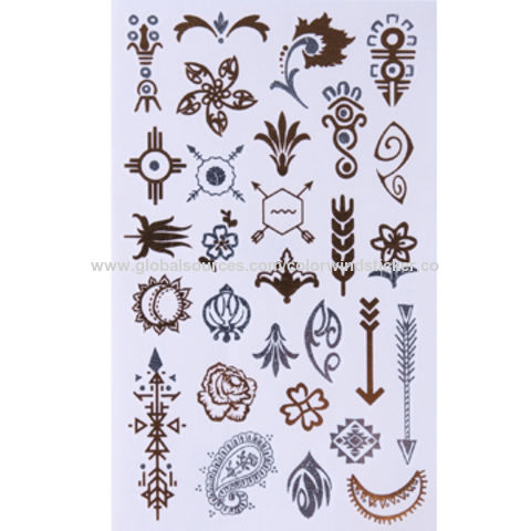 Buy Wholesale China Butterfly Moon Body Art Temporary Tattoo Sticker &  Butterfly Moon Body Art Temporary Tattoo Sticker at USD 0.2