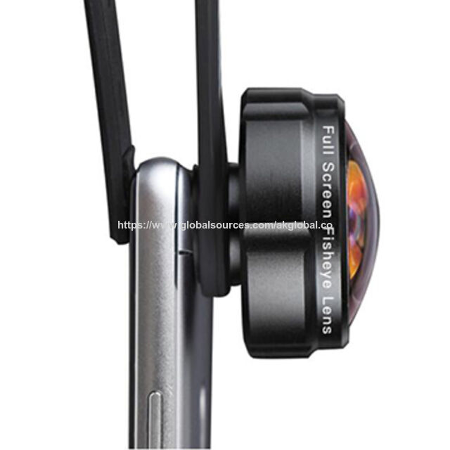 Objectifs de caméra de téléphone portable avec lentilles fisheye plein écran à 238 degrés