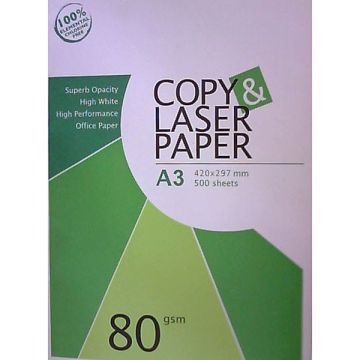 8.5 x 11 White Multipurpose Copy Paper, 20lb Bond (75gsm), 5000 Sheets
