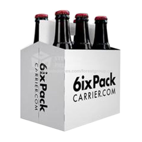 215mm x 70mm x  260mmWhite 3 x Beer Bottle Presentation Box10 Pack