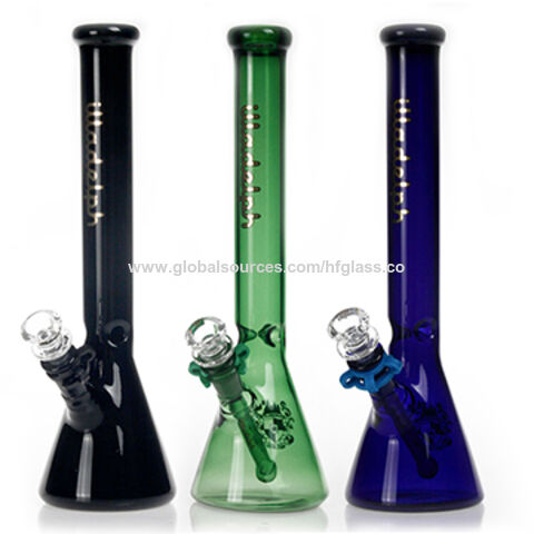 Illadelph 13.5 inches Full Color Glass Beaker Bong Smoking Water Pipes ...