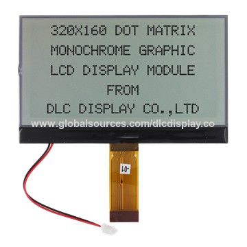 320x160 Monochrome Graphic Lcd Module 