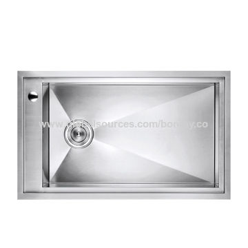 23-inch Stainless Steel 16 Gauge Single Bowl Undermount Zero Radius Kitchen Bar