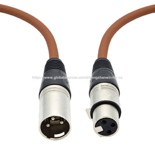 XLR Mikrofonkabel, Stecker auf Buchse, 3-polig, für Lautsprecher-Mikrofone - Professionelle Audioverbindung