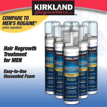 Ray Mejeriprodukter midtergang Buy Wholesale United Kingdom Kirkland Minoxidil Foam 5% Hair Regrowth Men Uk  (same As Rogaine/regaine) & Kirkland Minoxidil Foam 5% Hair Regrowth Men Uk  at USD 44 | Global Sources