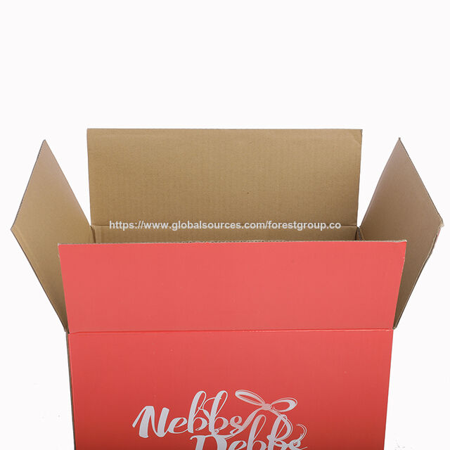 Boîtes en carton ondulé, taille et couleur personnalisables, idéales pour l'emballage alimentaire. for sale at factory direct price