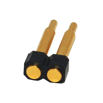 China Spring loaded connector, 2pin SMT brass contact pin connector by ...