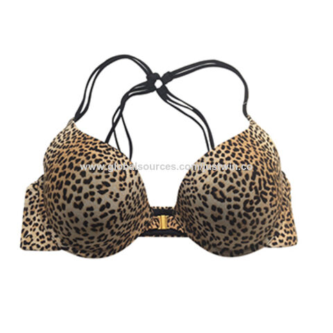 Buy Wholesale China Sexy Ladies Bra With Leopard Print Push Up