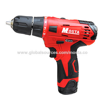 12v Li-ion Cordless Driver Drill With Speed Control, Electric