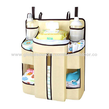 Diapers Organizer Baby Bed Hanging Bag Portable Storage for sale at factory direct price